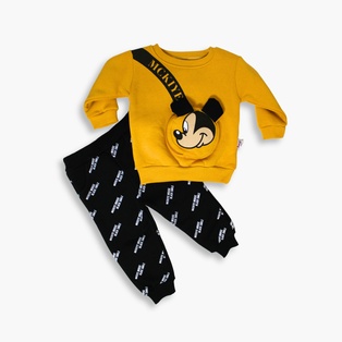 Set of underwear and outerwear for a boy