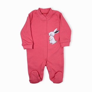 Tavşan Baskılı Kışlık Bebek Tulumu