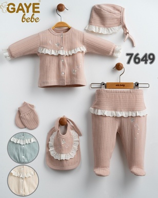 Bebek Beşli Zıbın Takımı (KUTU) - 7649 (YENI)