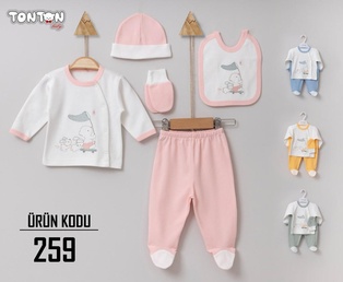 Bebek Beşli Zıbın Takımı (KUTU) - 259 (YENI)