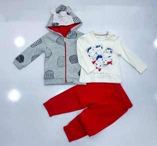 Baby Trio Set 'SMILE WITH US' 